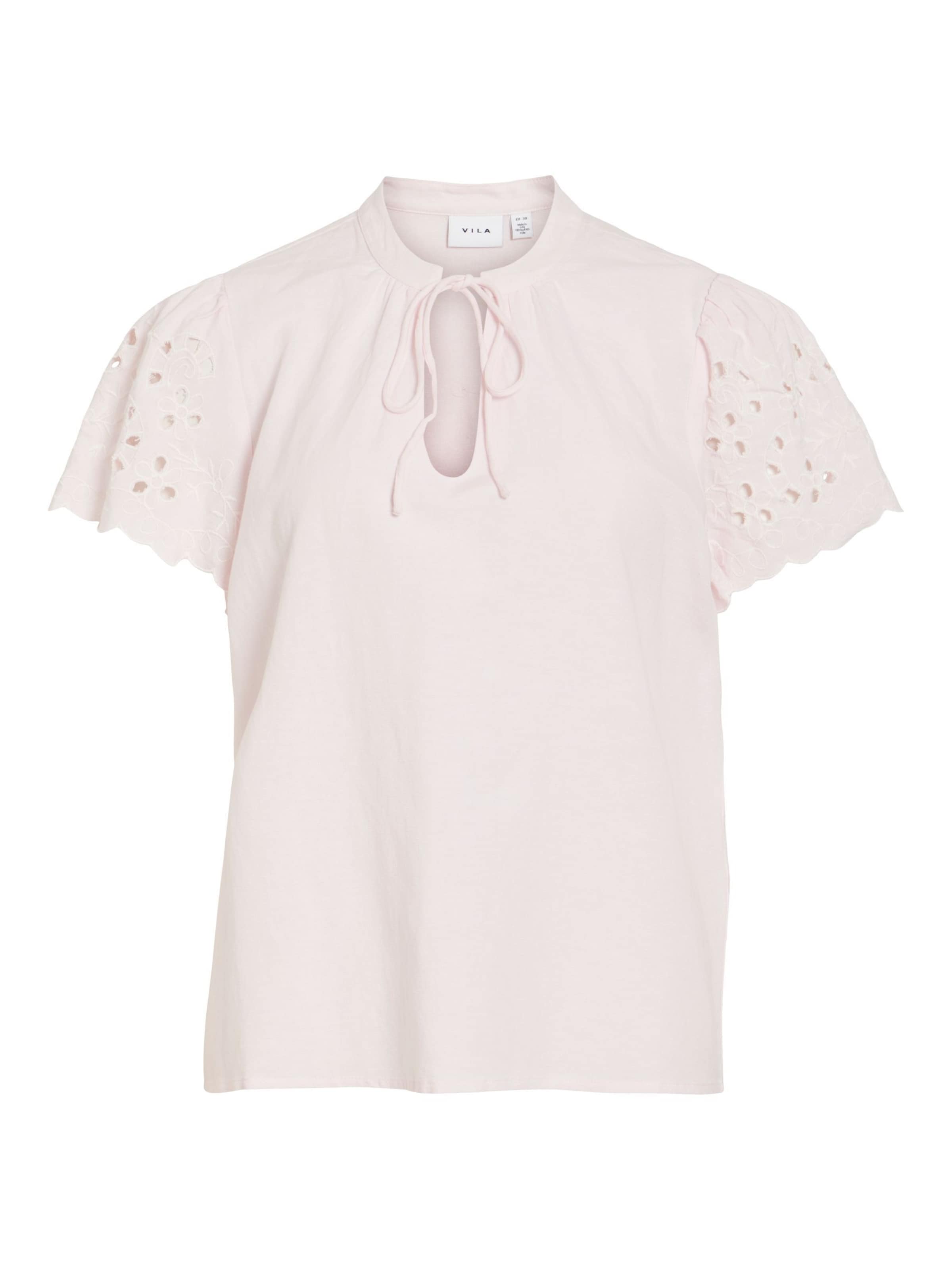 VILA - Top en rosa: frente