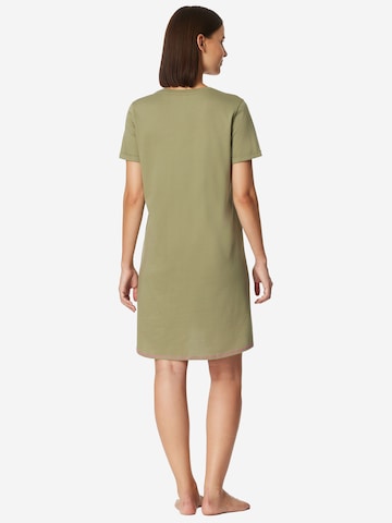 SCHIESSER Nightgown ' Casual Essentials ' in Green