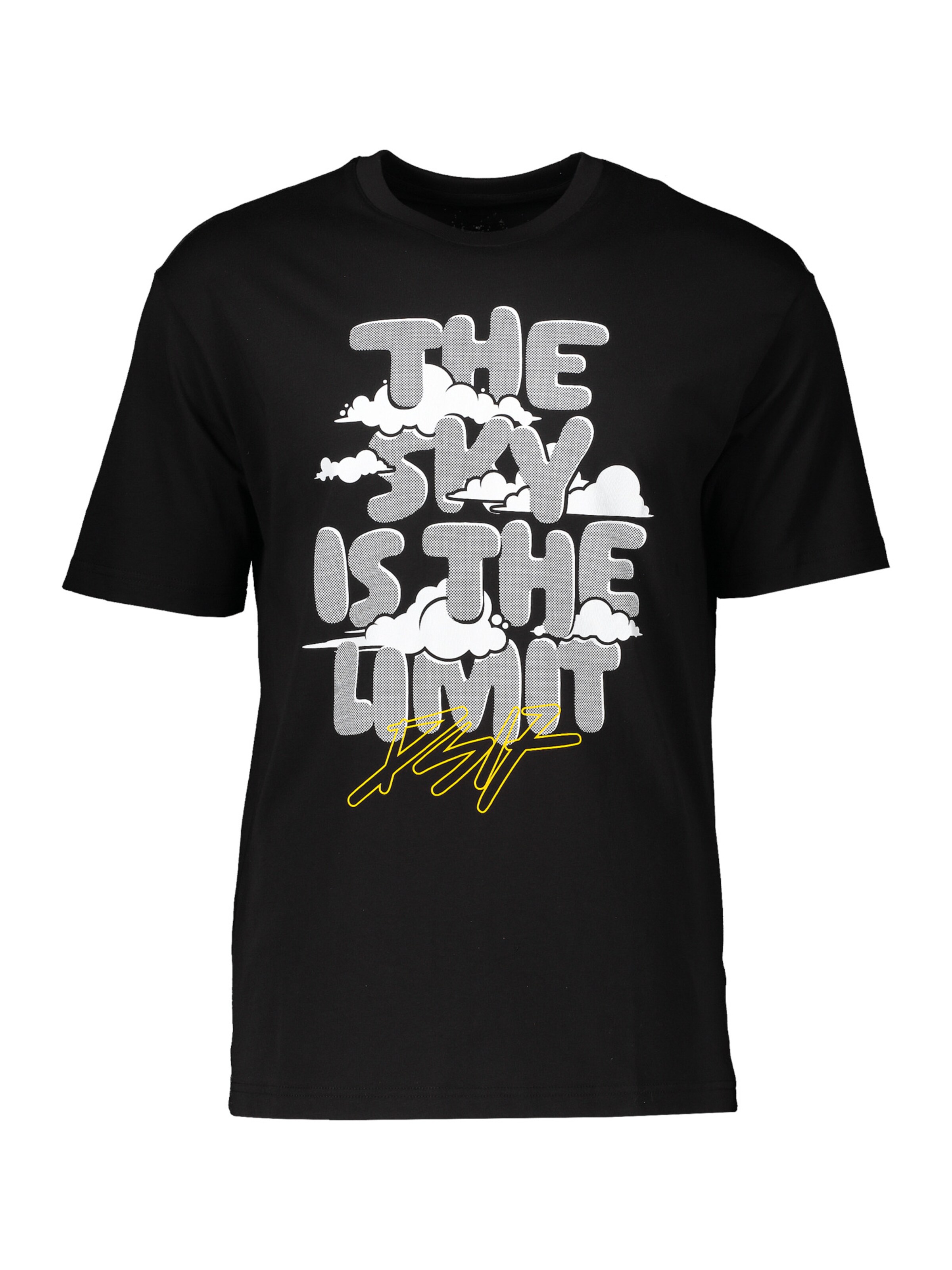 PUMA Funkcionalna majica 'Sky Is The Limit Dennis' | črna barva: sprednja stran