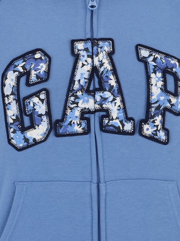 Gap Petite Sweatjacke 'HERITAGE' in Blau