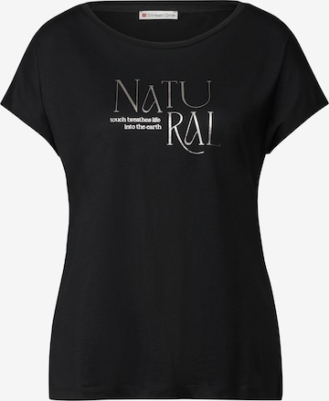 STREET ONE Shirt in Black: front