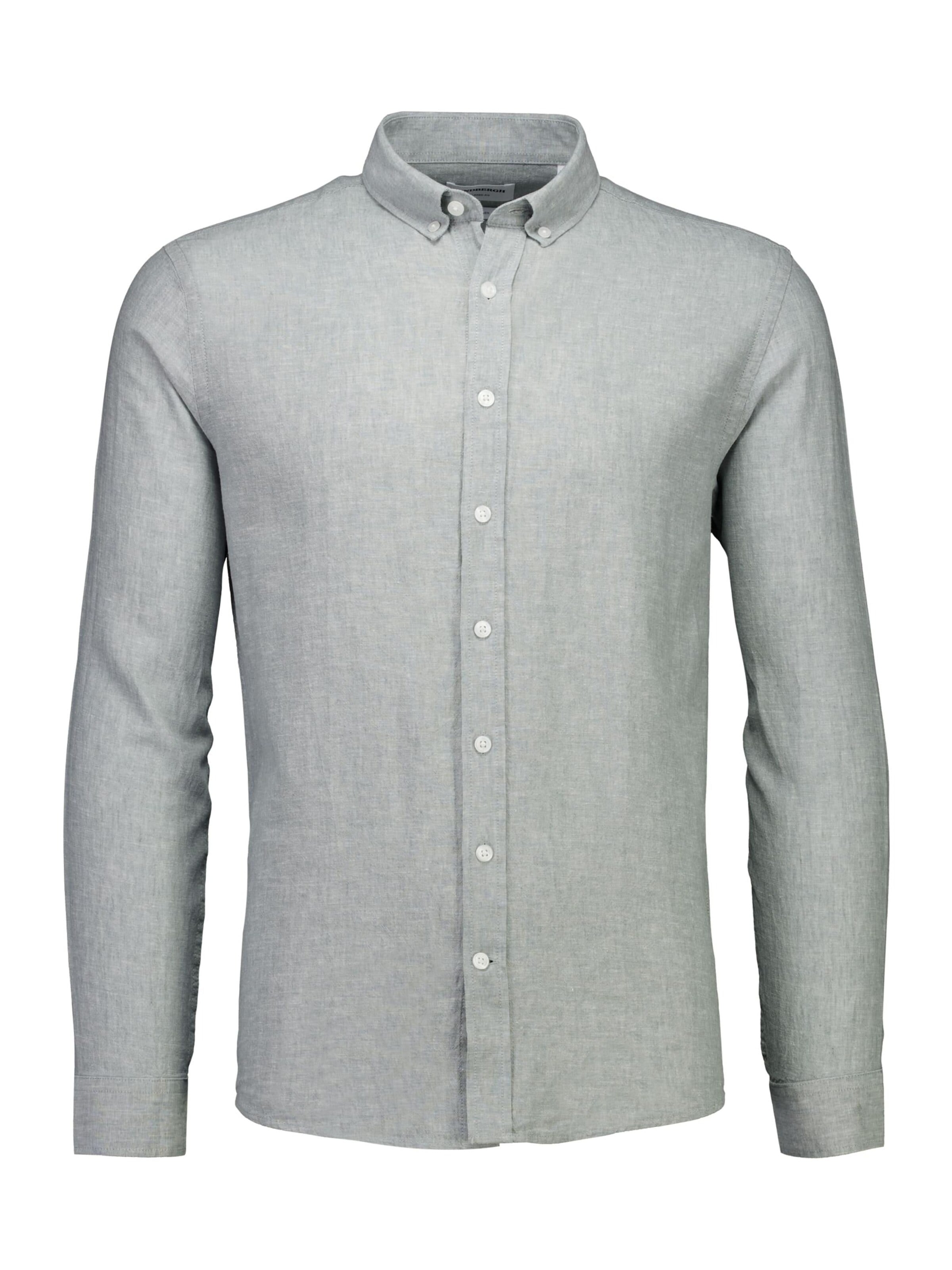 Coupe regular Chemise Lindbergh en bleu : devant