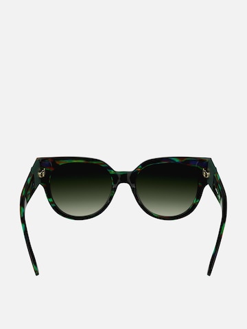 Longchamp Sonnenbrille 'Longchamp LO779S Textured black/green/orange 53/19/140 Women Sunglasses'‌‌‌‌‌‌‌ in Schwarz