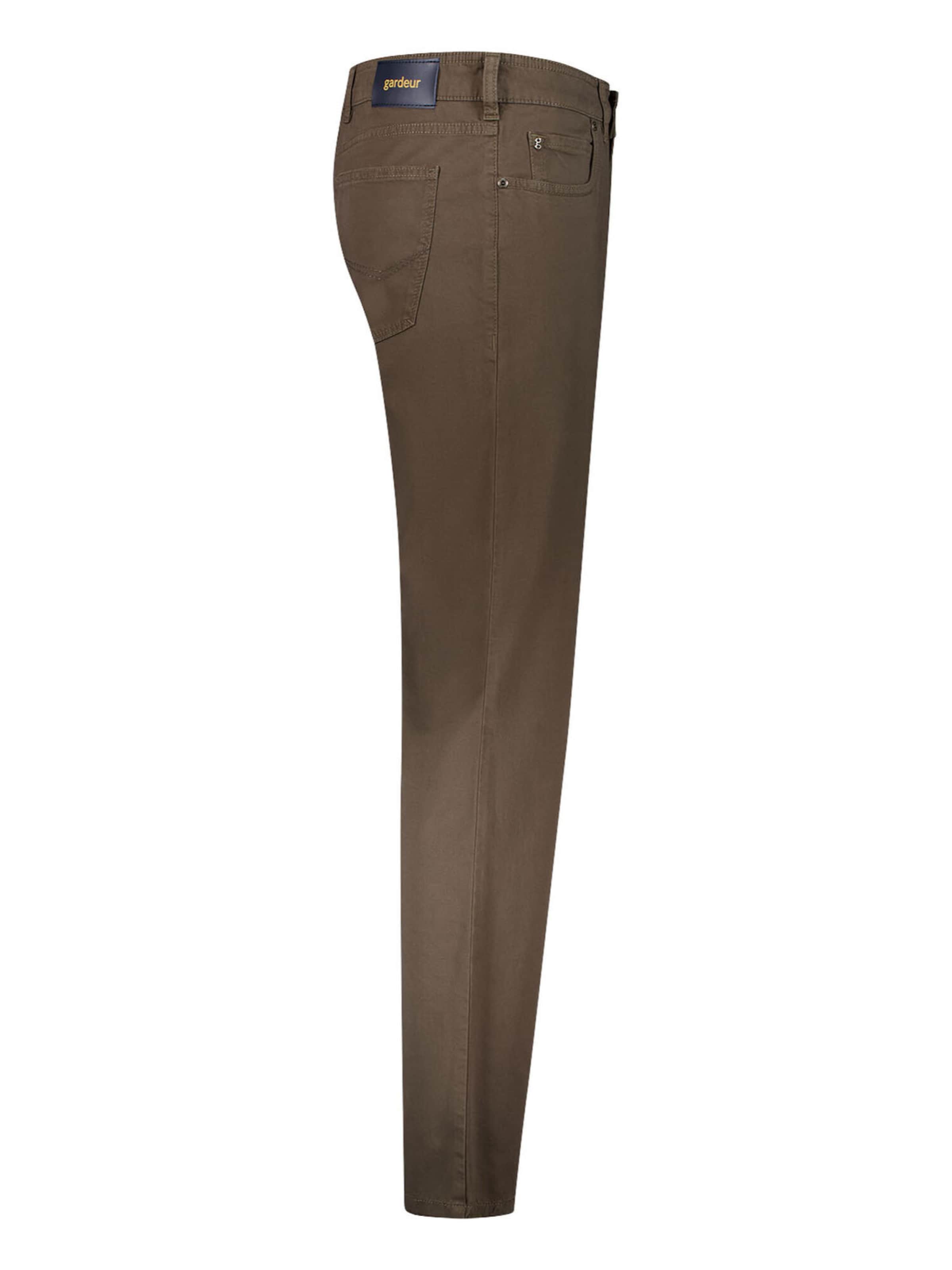 Gardeur Regular Trousers 'Bill-3' in Brown