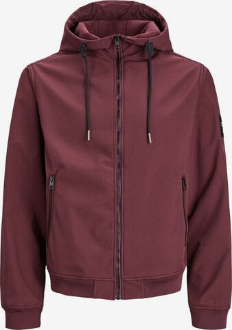 Veste mi-saison JACK & JONES en rouge : devant