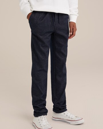 Regular Pantalon WE Fashion en bleu