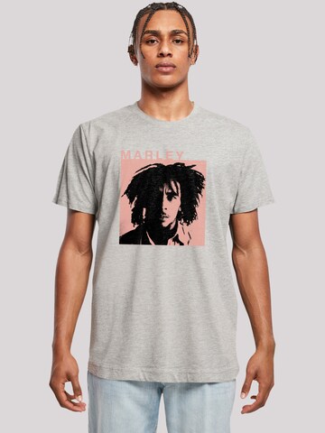 T-Shirt 'Bob Marley' F4NT4STIC en gris : devant
