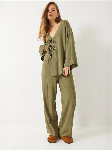 Bianco Lucci Pantsuit in Green