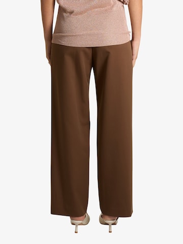 ViCOLO Loose fit Pleated Pants in Brown
