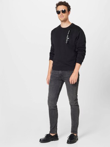 Sweat-shirt Calvin Klein Jeans en noir