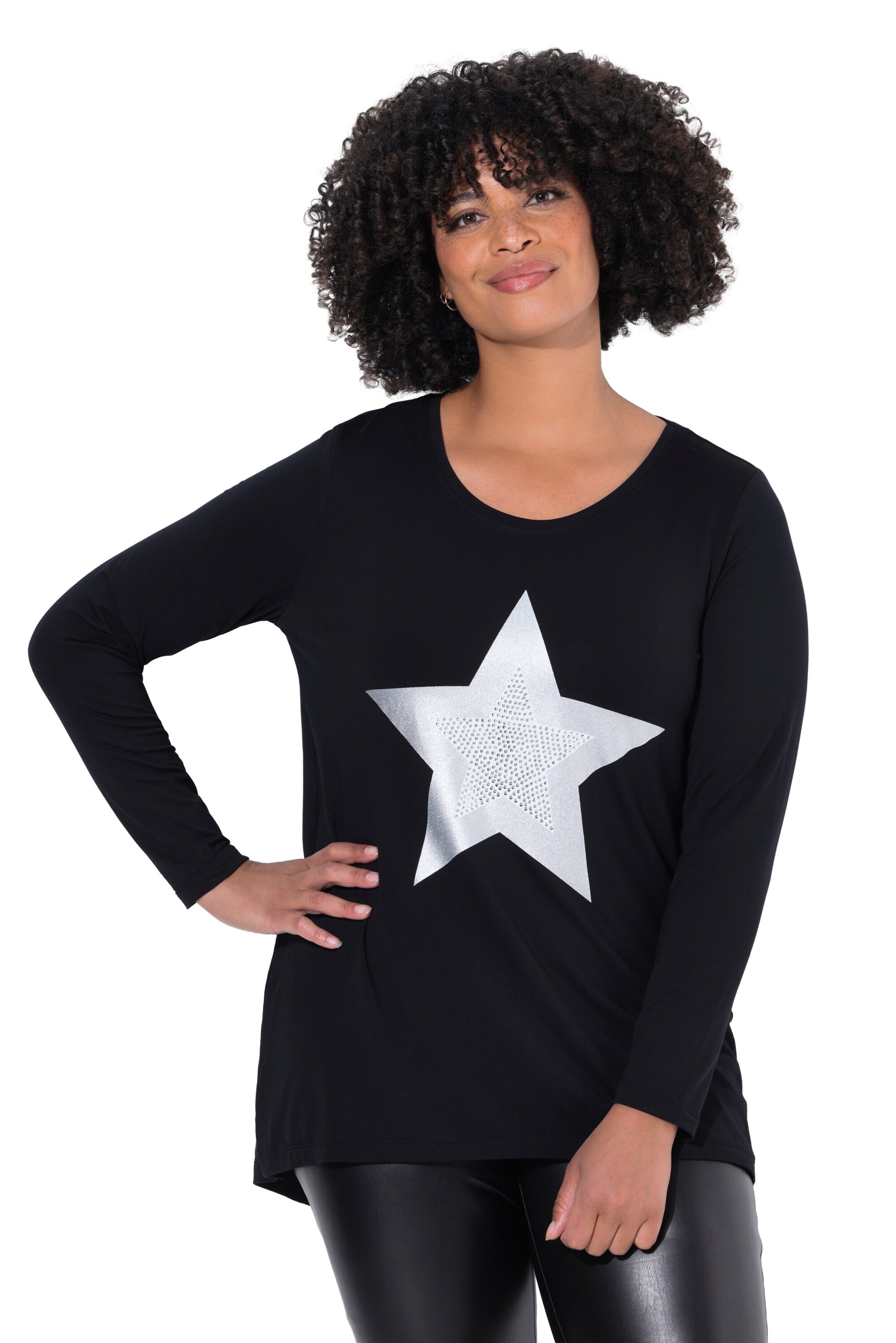 Angel of Style Shirt in Black: front