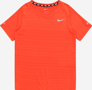 NIKE Performance shirt 'Miler' in Red: front