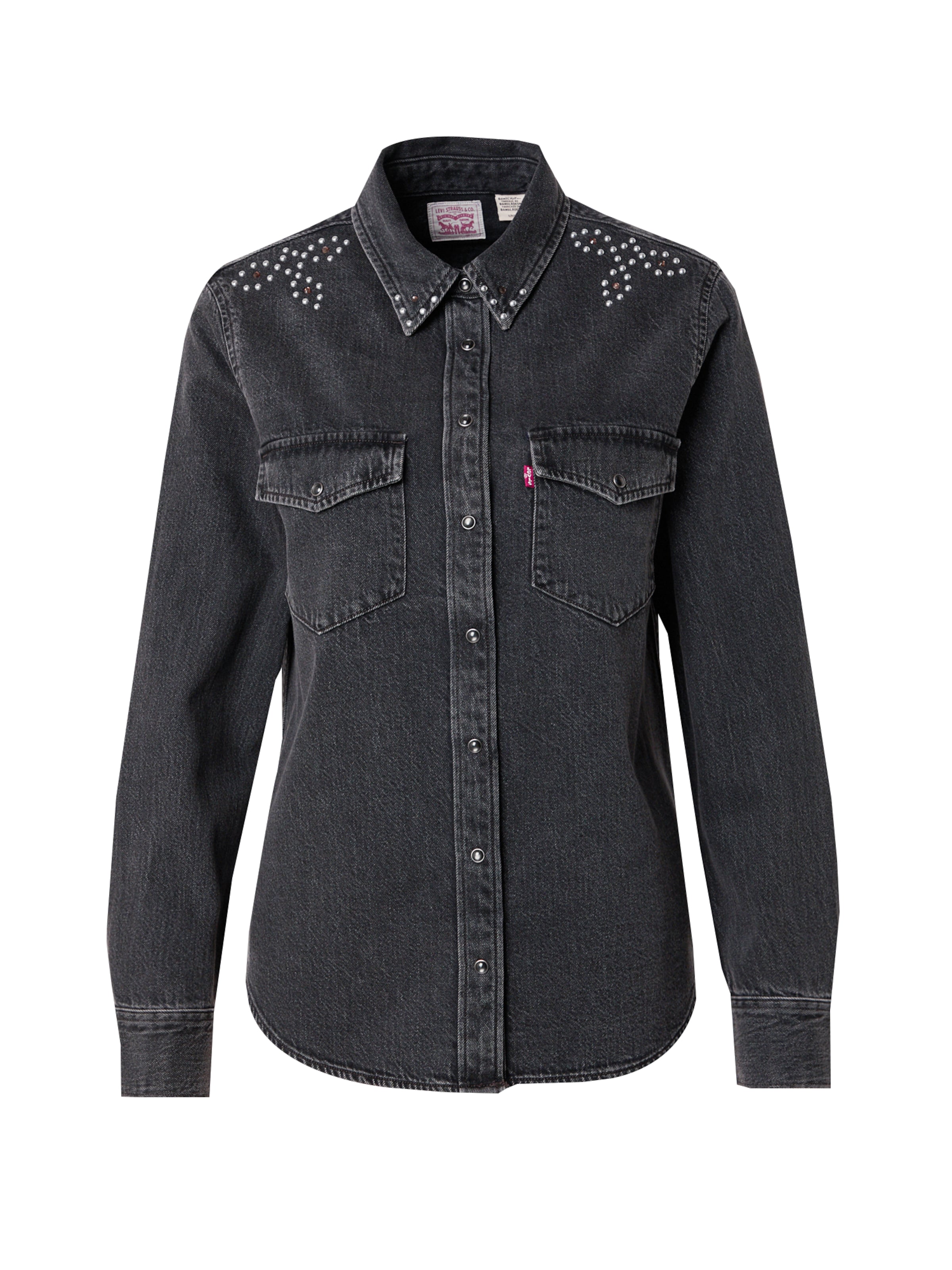 LEVI'S ® Blus 'Essential' i svart: framsida