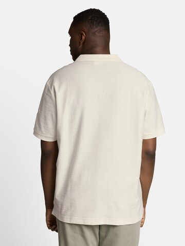 TOM TAILOR Men + Poloshirt in Weiß