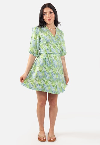 FRESHLIONS Summer dress 'Sunny' in Green: front
