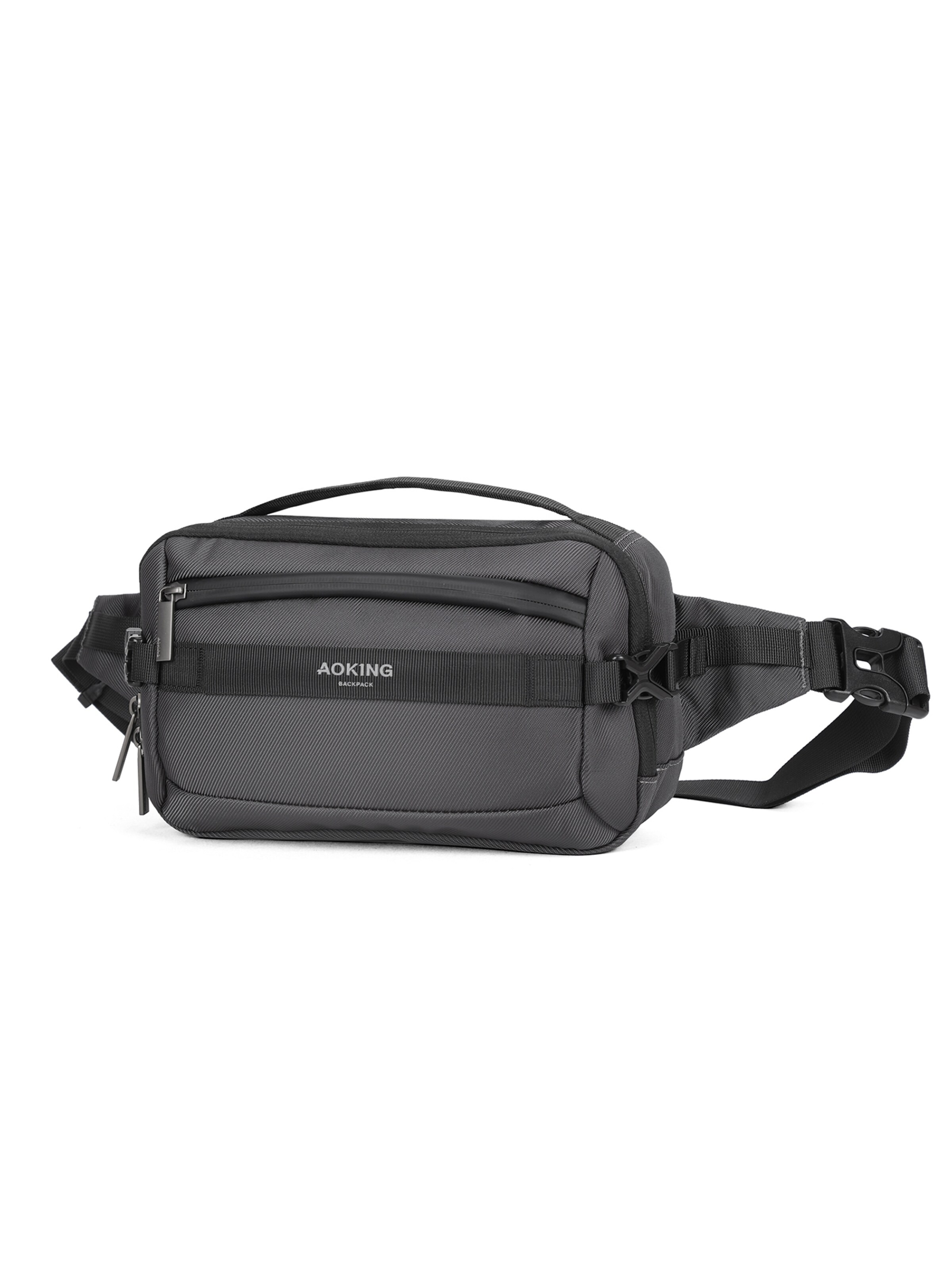 Aoking Belt bag in Grey: front