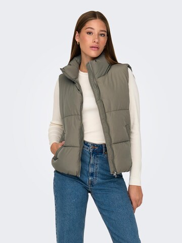 JDY Bodywarmer 'New Erica' in Groen: voorkant