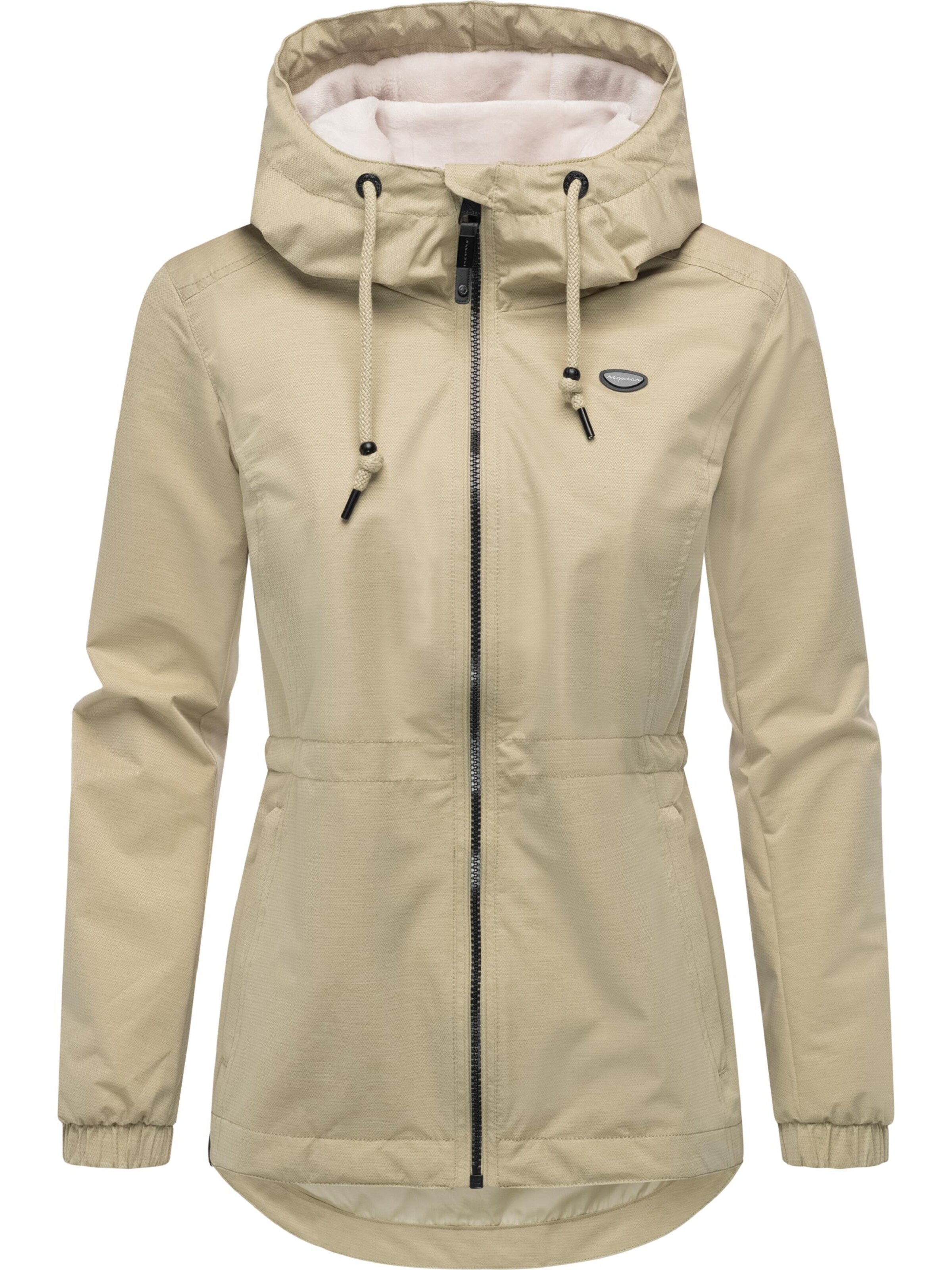 smėlio Ragwear Funkcinė striukė  'Dankka': priekis