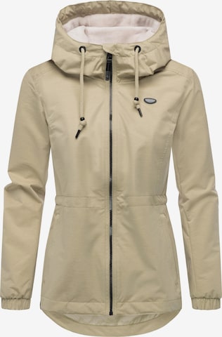 Ragwear Kurtka funkcyjna 'Dankka' w kolorze beżowy: przód