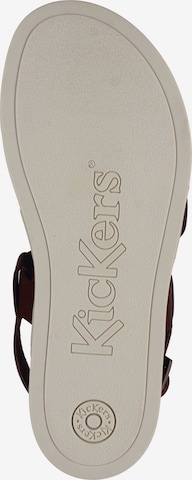 Kickers Sandalen met riem 'Kick Alana' in Bruin