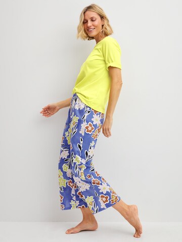CALIDA Pajama pants 'Late Bloom M&M' in Blue