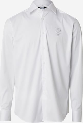 balta Karl Lagerfeld Standartinis modelis Marškiniai: priekis