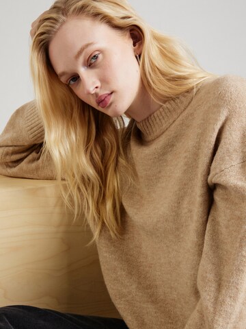 ONLY Sweater 'SILJA' in Brown