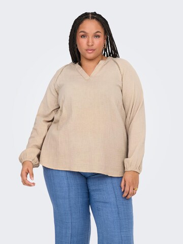 ONLY Carmakoma Blouse 'THYRA' in Beige