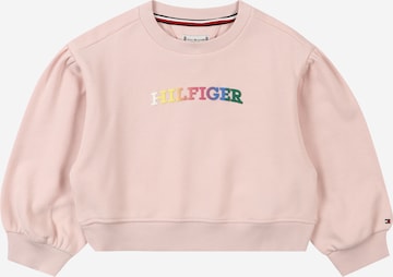 TOMMY HILFIGER Sweatshirt in Pink: predná strana