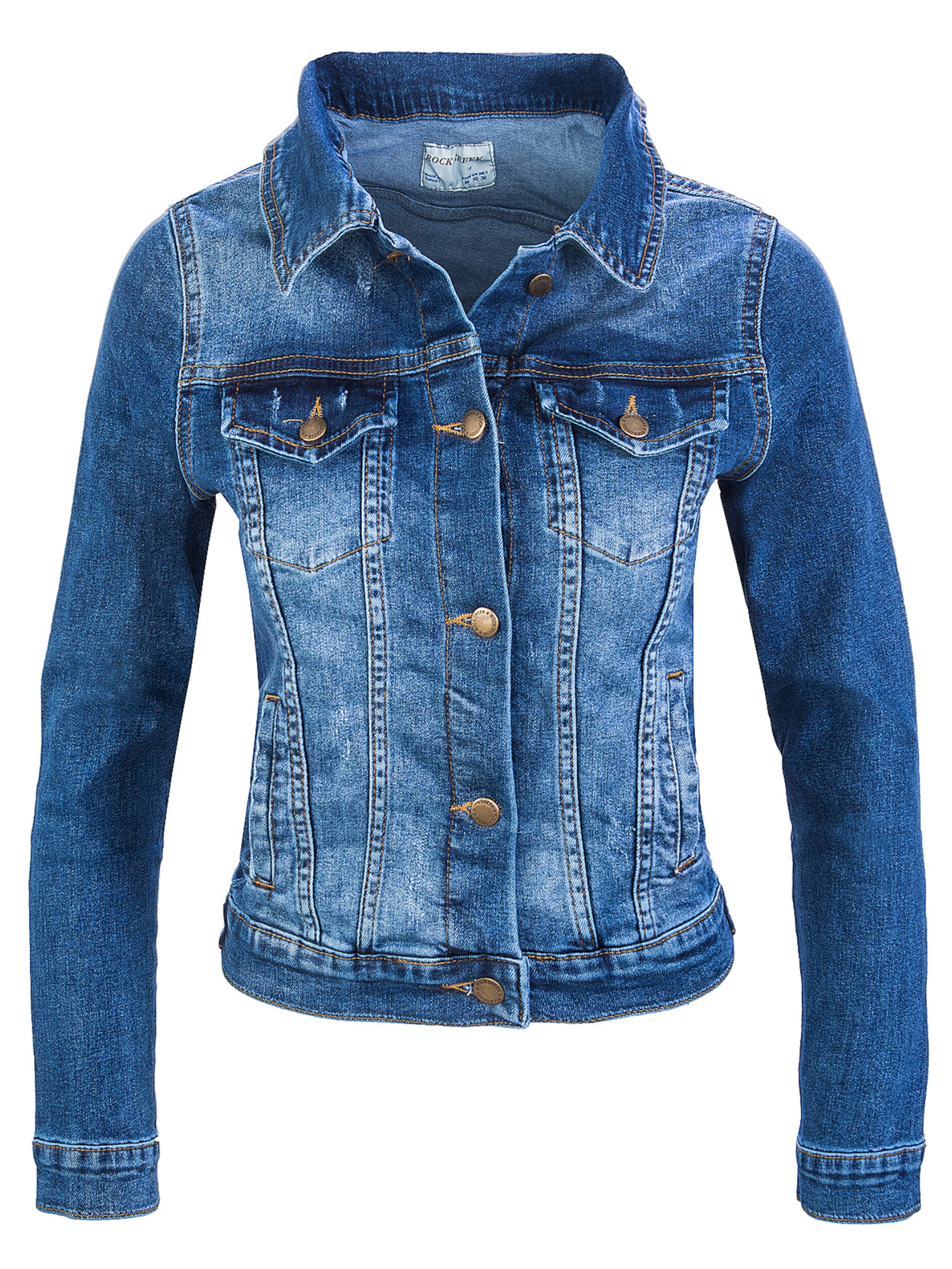 Rock Creek Between-Season Jacket in Blue: front