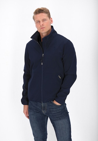 Veste fonctionnelle Schmuddelwedda en bleu : devant