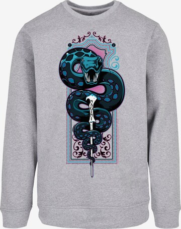 Felpa 'Harry Potter Neon Nagini' di F4NT4STIC in grigio: frontale