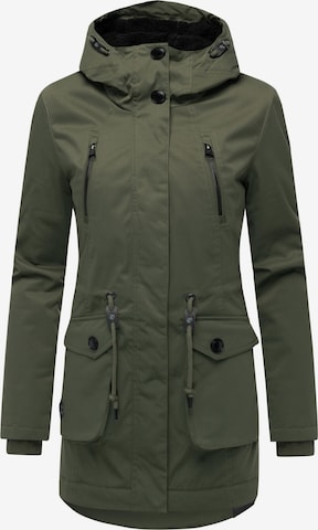 Veste d’hiver 'Ellsa' Ragwear en vert : devant