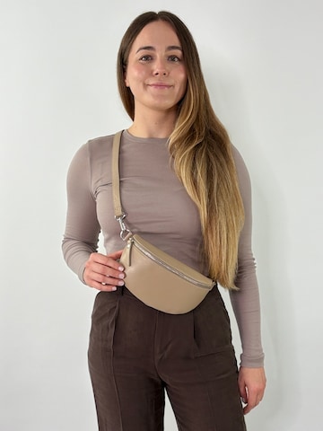 lePelou Gürteltasche 'TONI small' in Beige