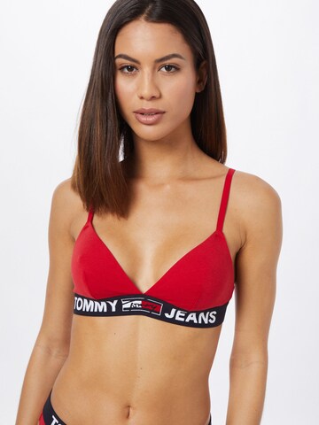 Tommy Hilfiger Underwear حمالة صدر مثلثة حمالة صدر بلون أحمر: الأمام