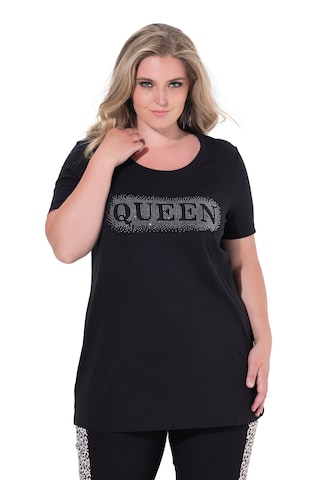 T-shirt MIAMODA en noir : devant