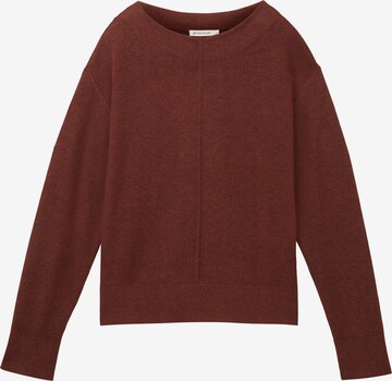 TOM TAILOR Sweater in Brown: front