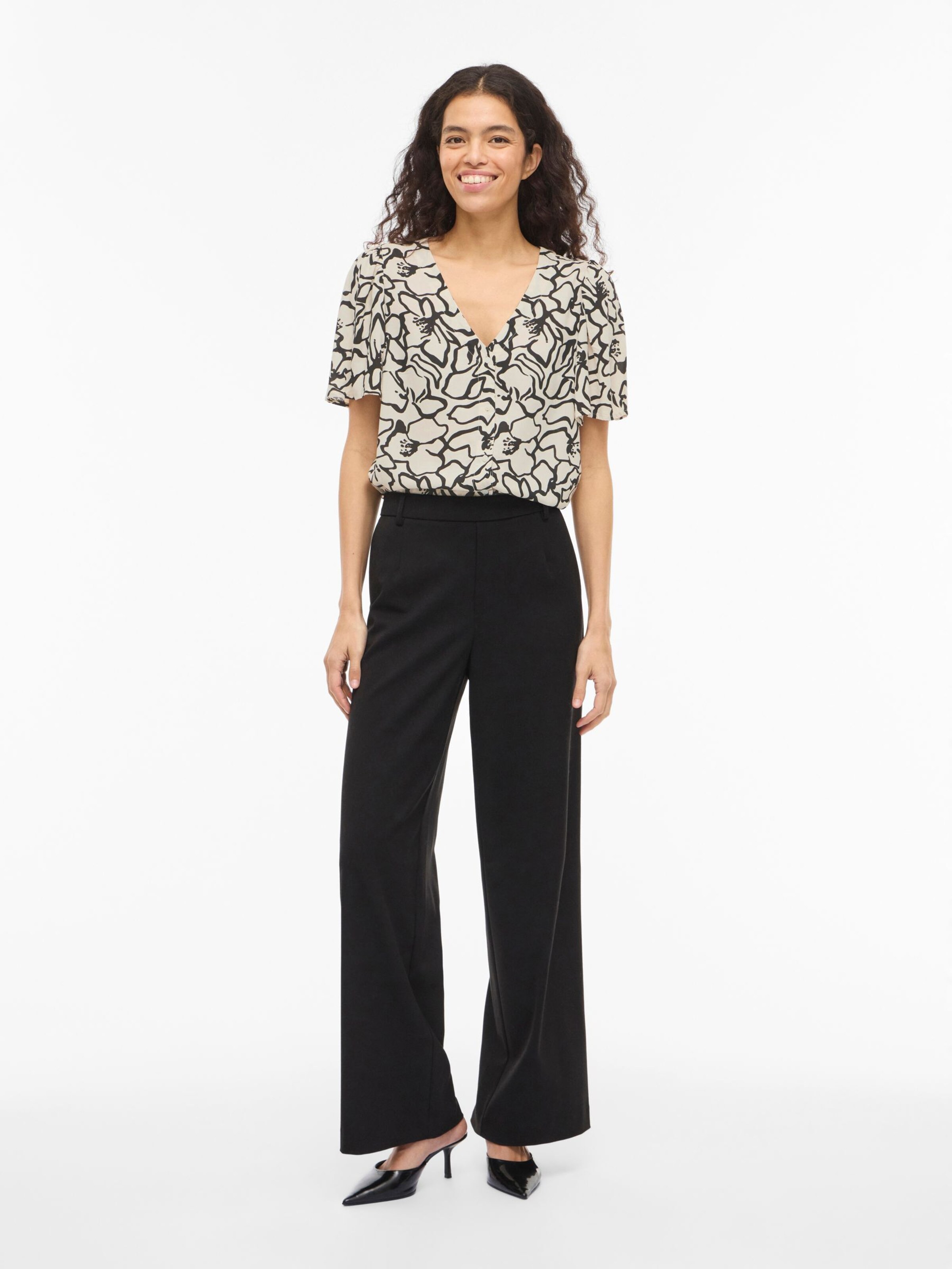 VILA Bluse 'VIGRACE' i beige