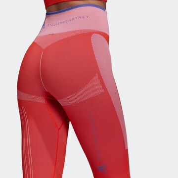 ADIDAS BY STELLA MCCARTNEY Slimfit Sporthose 'TrueStrength  ' in Rot