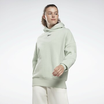 Sweat de sport Reebok en vert : devant