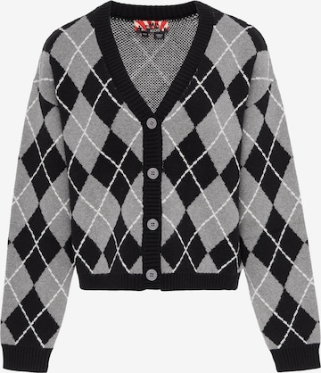 Cardigan myMo ROCKS en noir : devant