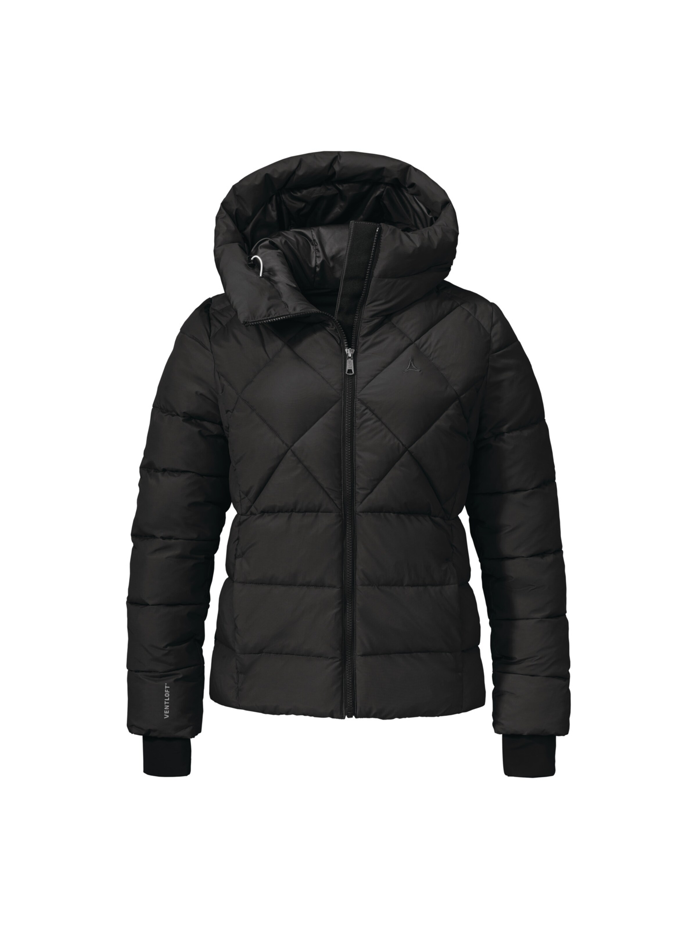 Schöffel Outdoorjas 'Boston' in Zwart: voorkant