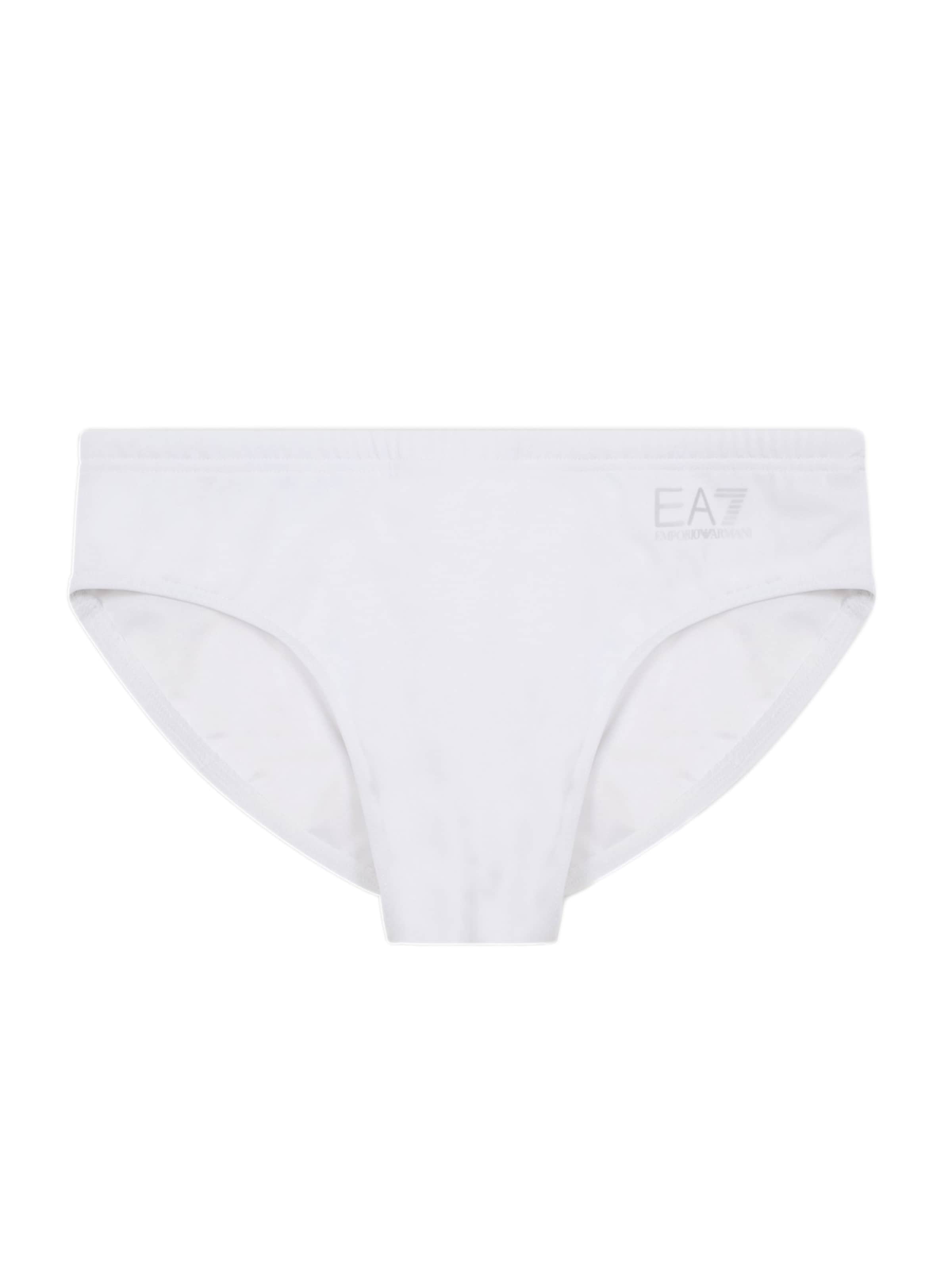 EA7 Emporio Armani Badeshorts i hvid: forside