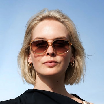 Isabel Bernard Sonnenbrille in Braun: Vorderseite