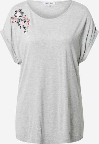 ABOUT YOU Shirt 'Elea' in Grey: front