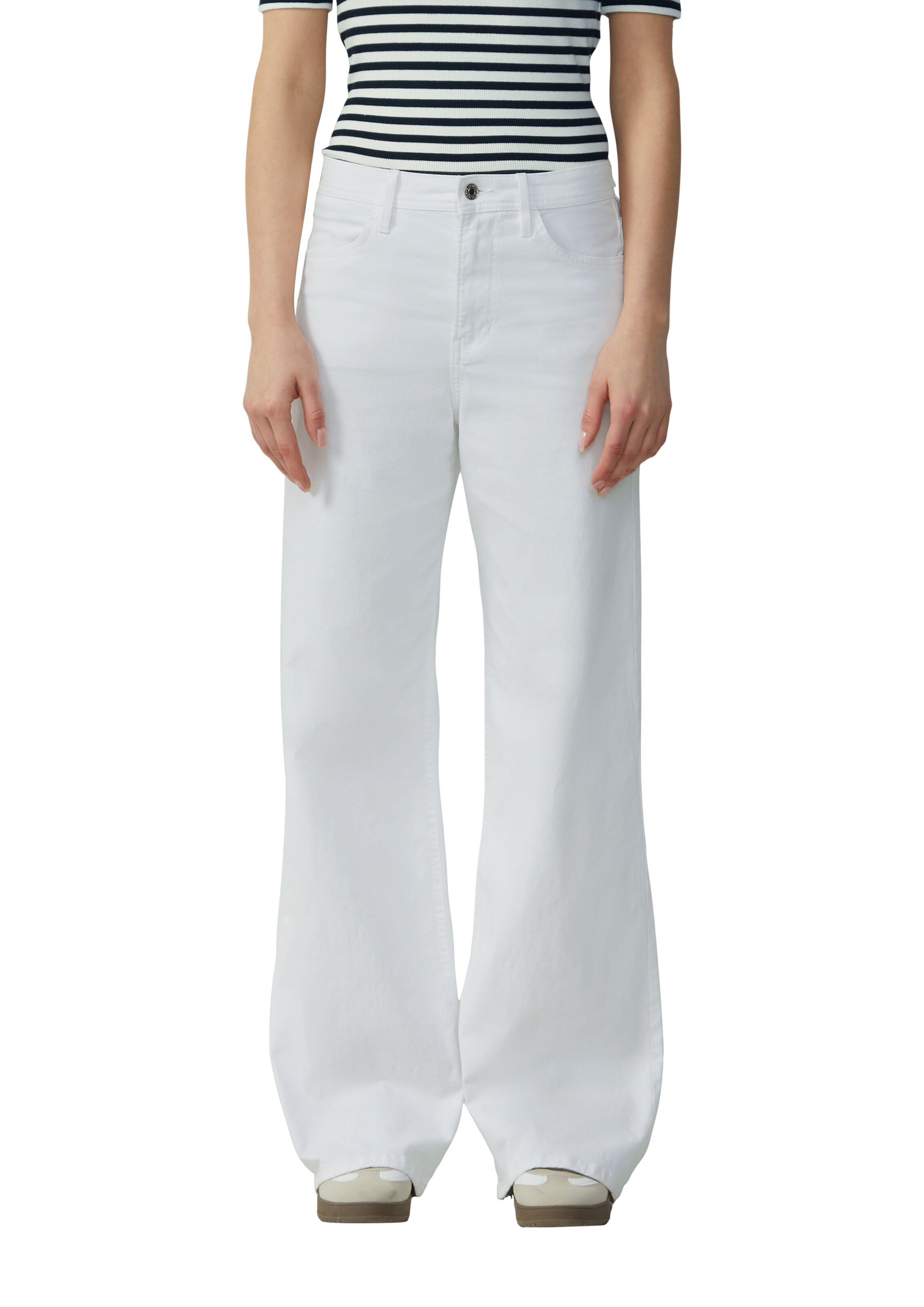 s.Oliver tavaline Teksapüksid ' SURI ', värv valge: eest vaates