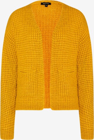 Cardigan 'Fancy' MORE & MORE en jaune : devant