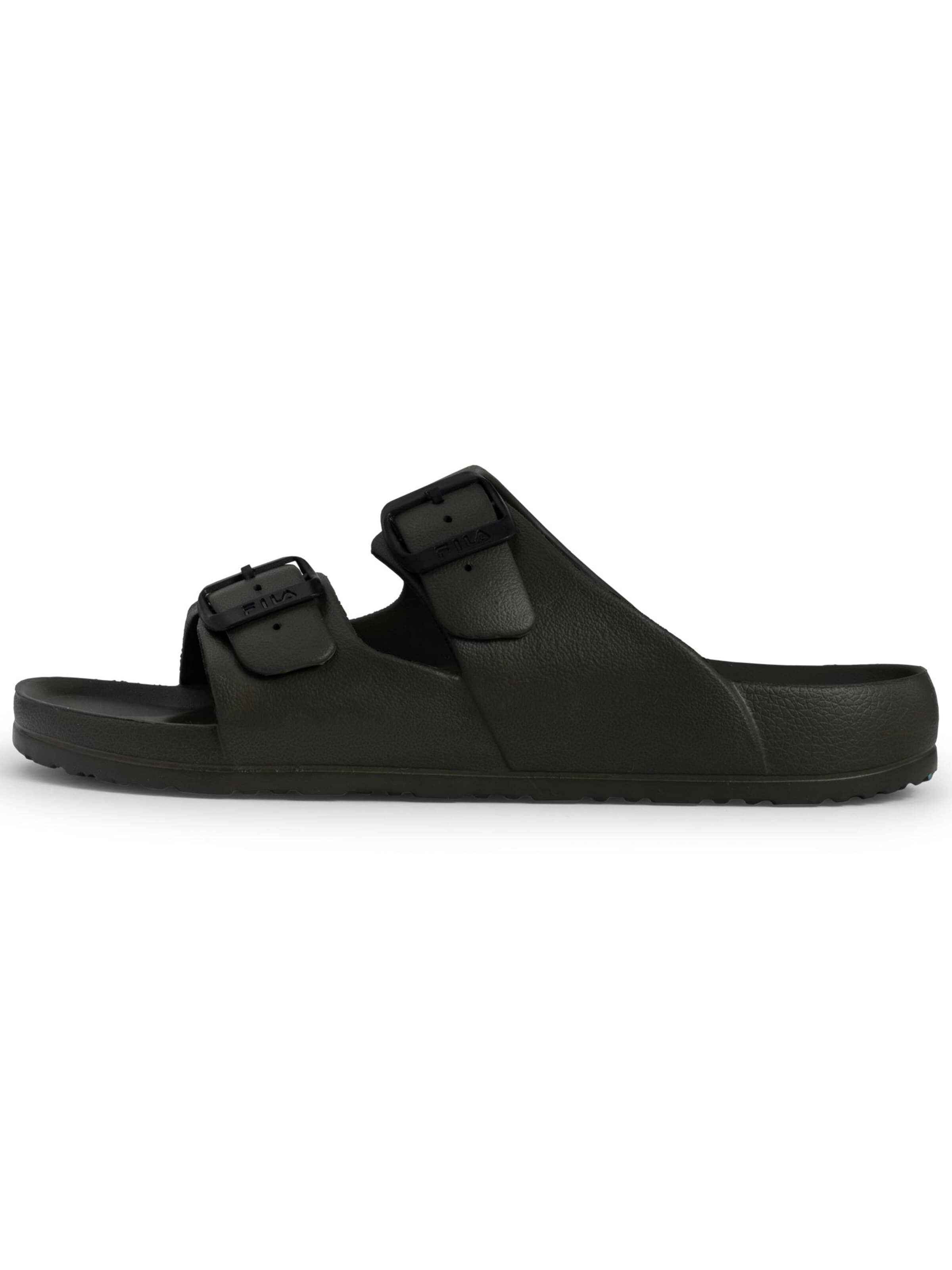 Ciabatta 'FILA MATERO slipper' di FILA in verde: frontale