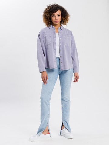 CROSS JEANS Wide Leg Jeans ' P 510 ' in Blau
