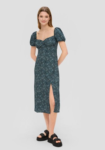 QS Summer Dress in Green: front